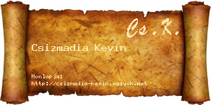 Csizmadia Kevin névjegykártya